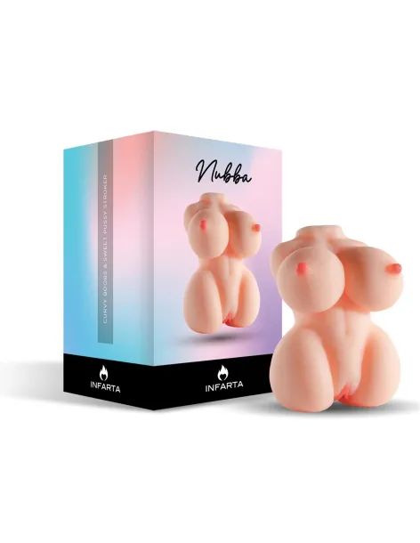 Masturbator nubba – mini body curvy female boobs & pussy | Infarta toys | Torsos