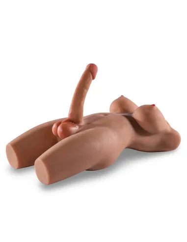 Trans desire – torso realista con pechos, pene y ano + balita de regalo | Infarta toys | Torsos