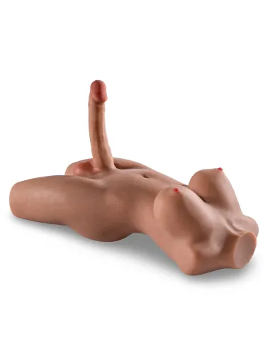 Trans desire – torso realista con pechos, pene y ano + balita de regalo | Infarta toys | Torsos