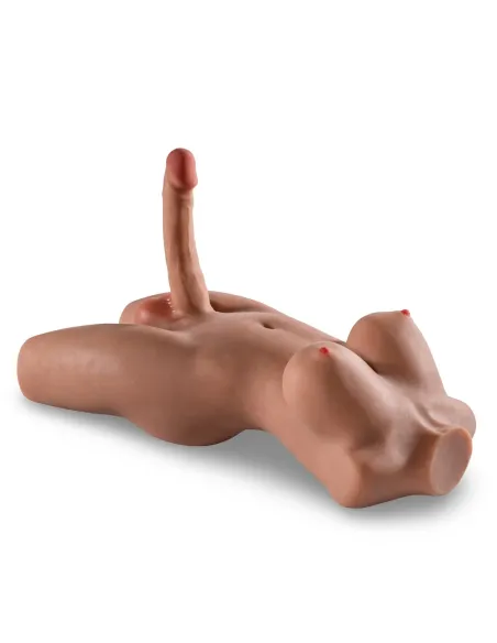 Trans desire – torso realista con pechos, pene y ano + balita de regalo | Infarta toys | Torsos