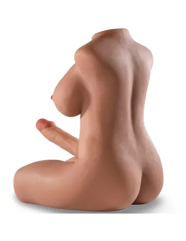 Trans desire – torso realista con pechos, pene y ano + balita de regalo | Infarta toys | Torsos