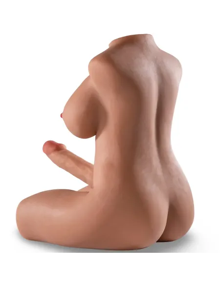 Trans desire – torso realista con pechos, pene y ano + balita de regalo | Infarta toys | Torsos
