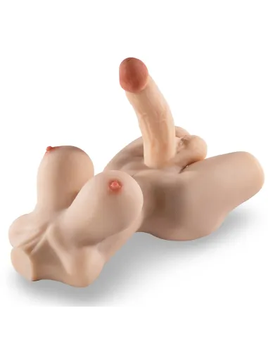 Trans supreme – 4-in-1 torso with boobs, pussy, ass & dildo penis with vibrator | Infarta toys | Torsos