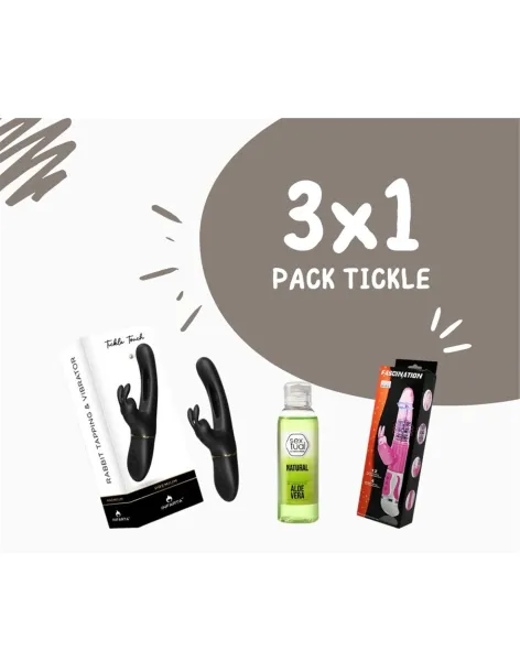 Amazing pack 3 x 1 - rabbit+ rotador + gel | Infarta toys | Descuentos y promociones