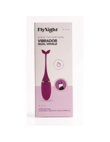 Vibrador dual whale negro / c9005 | Fly night | Vibradores