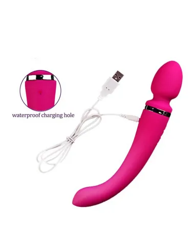 Vibrador dual super flex negro / c9006 | Fly night | Vibradores