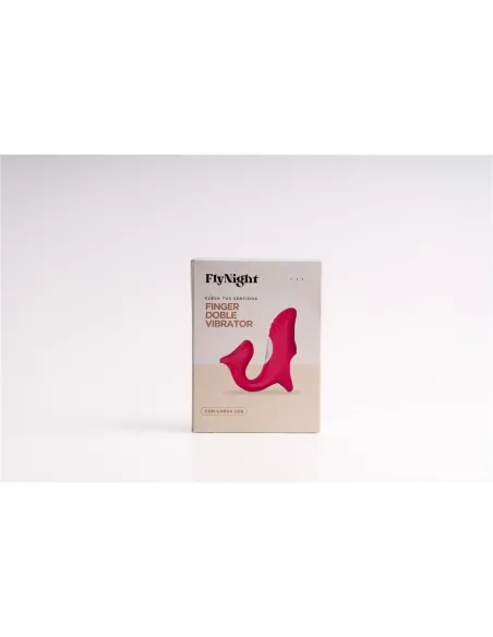 Finger doble vibrator rosa / c9015 | Fly night | Vibradores