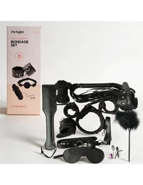 Bondage set negro / c9017 | Fly night | Kits