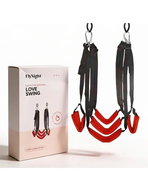 Love swing negro con rojo / c9020 | Fly night | Sogas y amarres