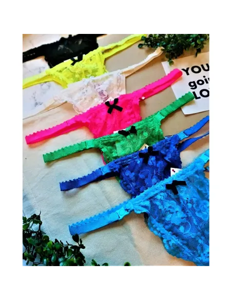 Broches- puntilla 02/90 negro | Mordisco | Tangas cola less