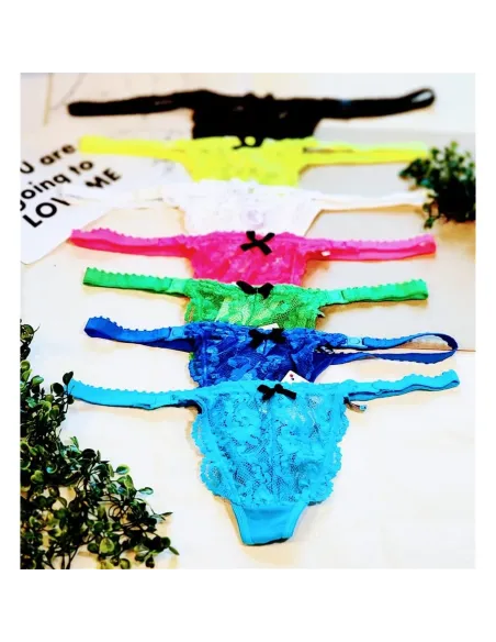 Broches- puntilla 02/90 negro | Mordisco | Tangas cola less