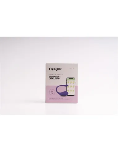 Vibrador dual app violeta / c9001 | Fly night | Vibradores