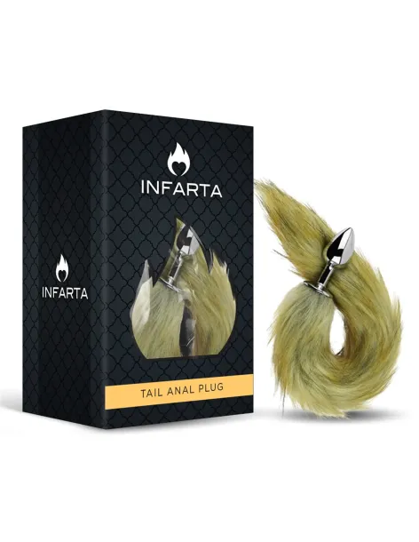 Anal plug tail metal small fox | Infarta toys | Plugs