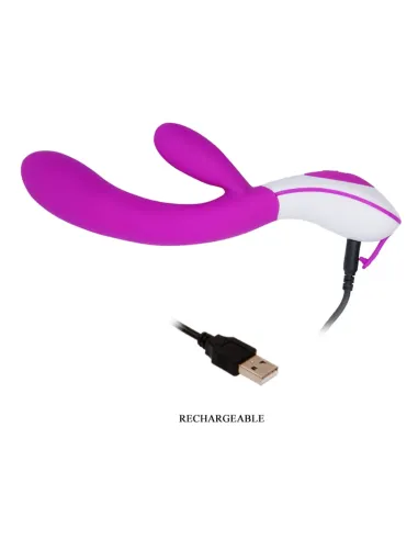 Vibrador colby 12 funciones silicona usb | Pretty love | Punto g
