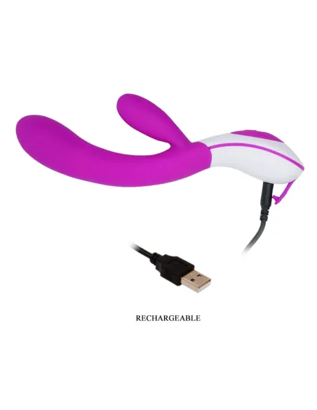 Vibrador colby 12 funciones silicona usb | Pretty love | Punto g
