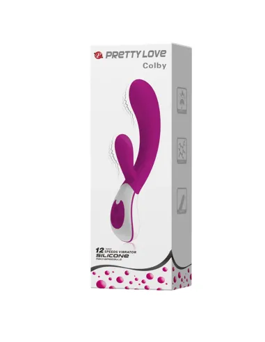 Vibrador colby 12 funciones silicona usb | Pretty love | Punto g