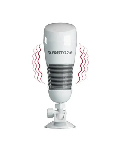 Masturbador vibrador hedy base con succión | Pretty love | Masturbadores