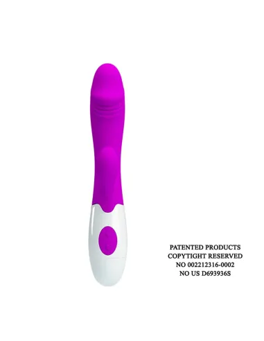 Vibrador snappy 30 funciones silicona | Pretty love | Rabbits