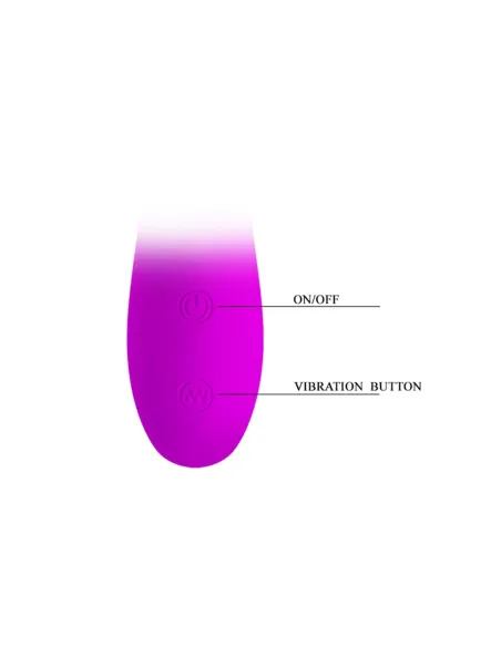 Vibrador masajeador paul recargable usb silicona | Pretty love | Masajeadores
