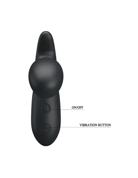 Consolador plug anal backie usb recargable 30 funciones 12cm x 3,5cm | Pretty love | Vibradores