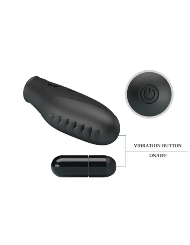 Vibrador dedo gilo 8cm x 3cm | Pretty love | Para dedo