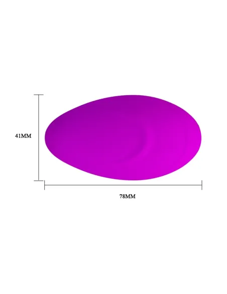Vibrador huevo inalambrico control remoto 12 func 8cm x 4cm | Pretty love | Bolas y huevos vaginales