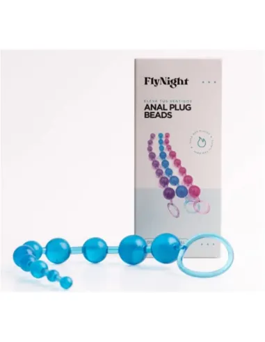 Anal plug beads azul / c9029 | Fly night | Varitas y bolas