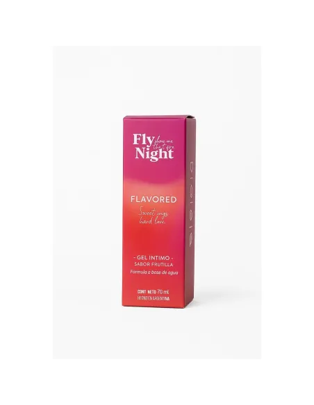 Gel intimo flavored aroma frutilla 70 ml | Fly night | Comestibles