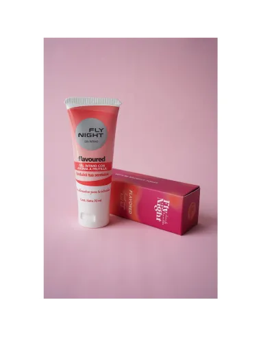 Gel intimo flavored aroma frutilla 70 ml | Fly night | Comestibles