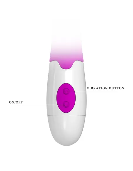 Vibrador andre 10 funciones silicona | Pretty love | Vibradores