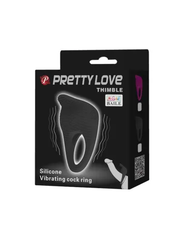 Anillo vibrador thimble silicona multifuncion | Pretty love | Anillos