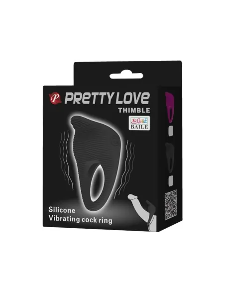Anillo vibrador thimble silicona multifuncion | Pretty love | Anillos