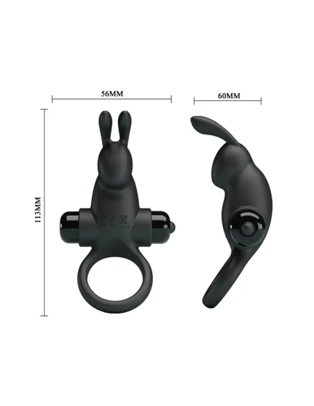 Anillo vibrador rabbit i multifuncion silicona | Pretty love | Anillos