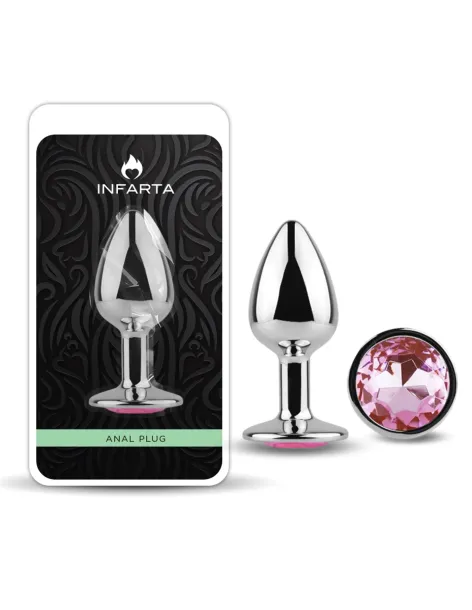 Anal plug eros metal medium pink | Infarta toys | Plugs