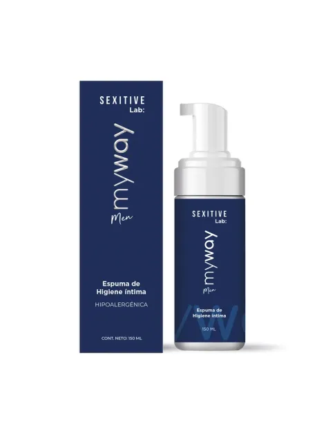 My way men - espuma de higiene intima | Sexitive | Cuidados íntimos