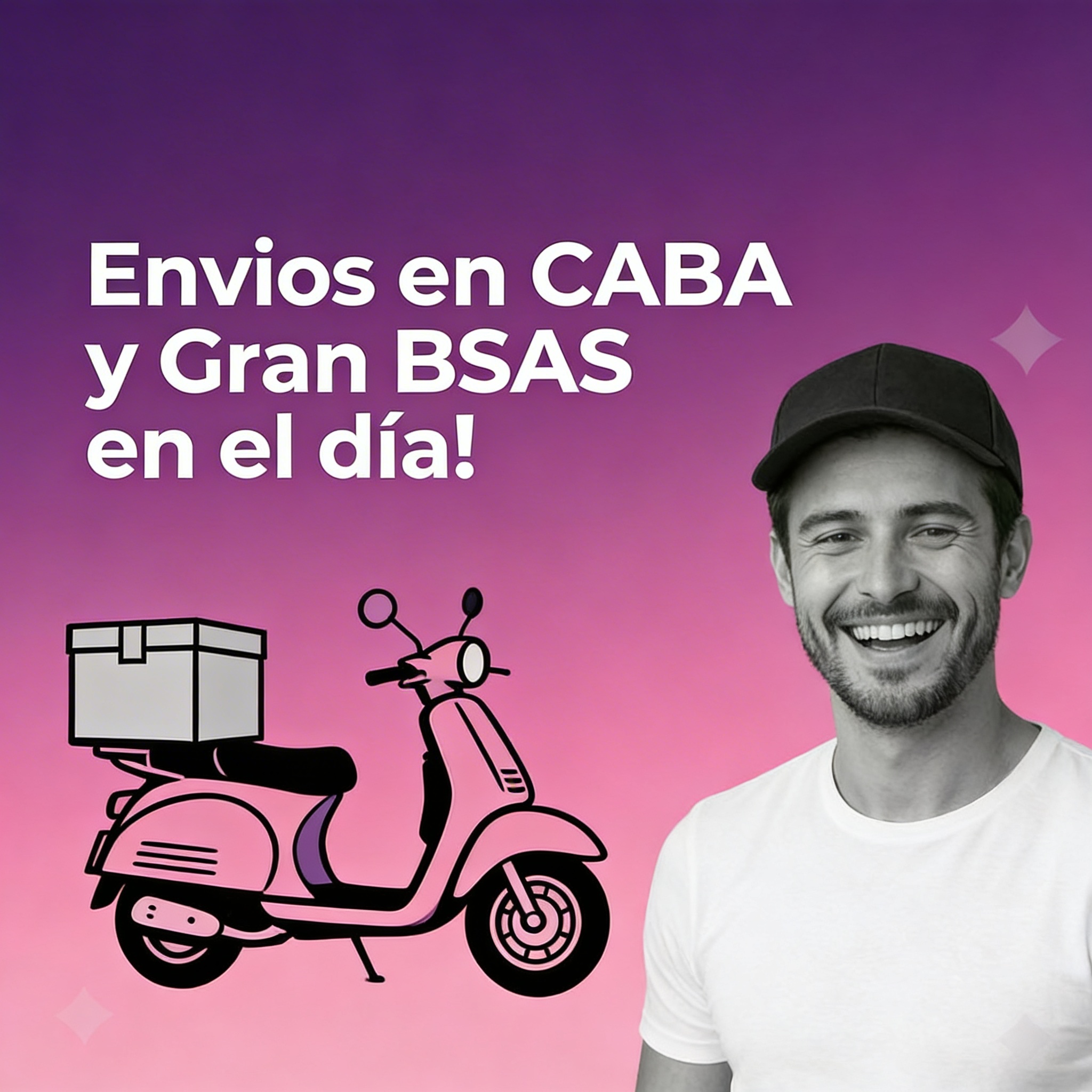 Delivery en CABA en el d&iacute;a