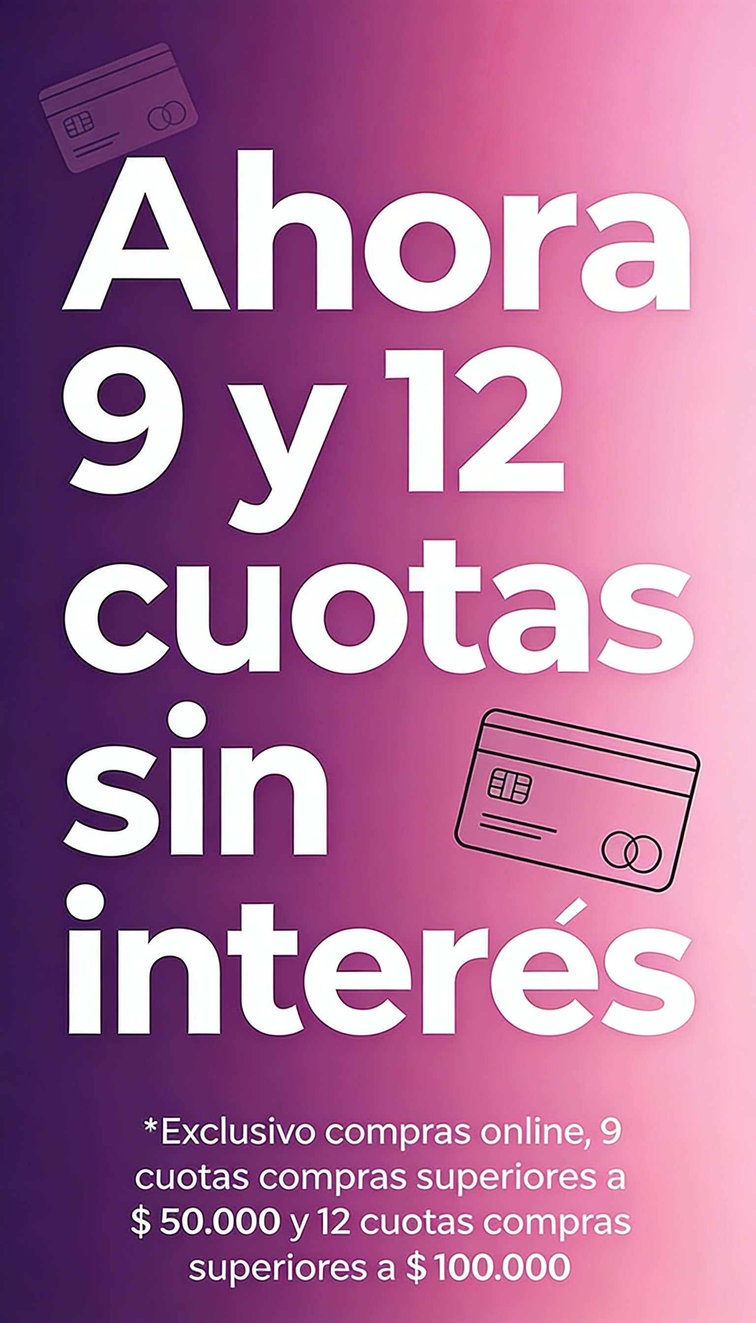 12 cuotas sin inter&eacute;s